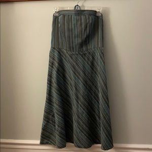 Strapless Multicolored Dress